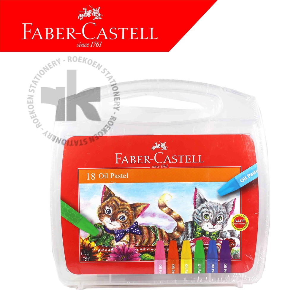 

Faber Castell Oil Pastel 18 Warna Hexagonal ECO 120064OC