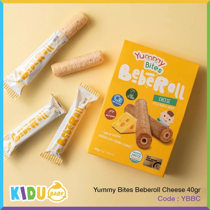 Yummy Bites Beberoll 40gr Cemilan Snack Bayi Kidu Baby