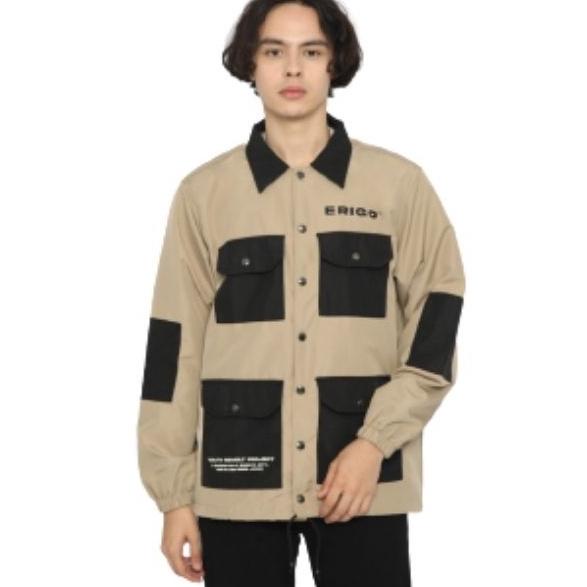 [KODE BARANG 0191] Jaket Erigo Coach Combi Stlye Japan / Coach Erigo / Winbreaker Erigo / Jaket Para