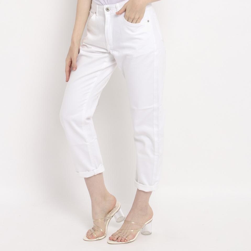 CODEFf4F9-- ASHLEY WHITE Celana Panjang Jeans Denim Wanita - Celana Jeans Bottom Woman Long Pants Ed