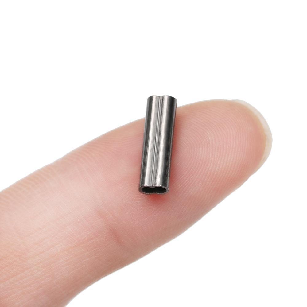 TOP 250 /300 /500 Pcs Kawat Pancing Tabung set Stainless Steel Bulat Tembaga Kualitas Tinggi single/Double Copper