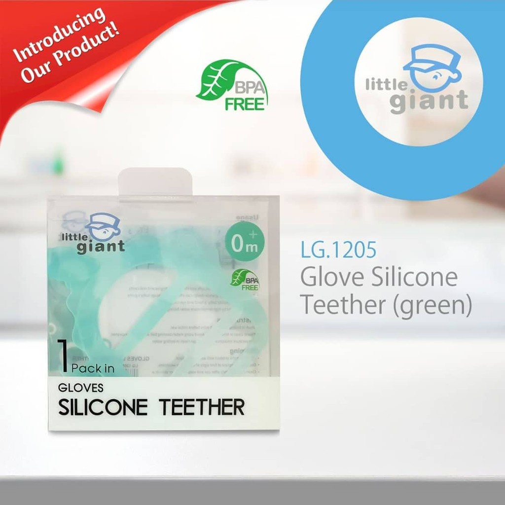 Little Giant LG 1205 Gloves Silicone Teether / Gigitan Bayi