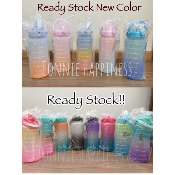TERMURAH CLEARANCE SALE NEW QUIFIT PASTEL EDITION READY STOCK BERGARANSI* Botol Minum Gradasi dengan