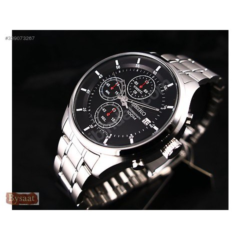 Seiko Quartz SKS539P1 Chronograph Black Dial | Jam Pria SKS539