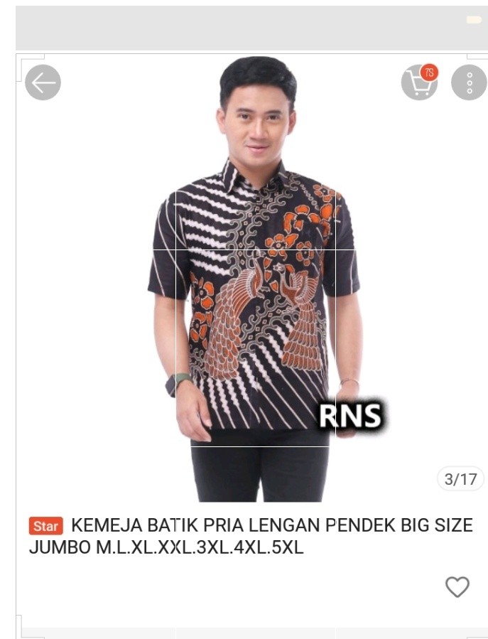 Kemeja Batik Pria Lengan Pendek Big Size Jumbo M.l.xl.xxl.3xl.4xl.5xl