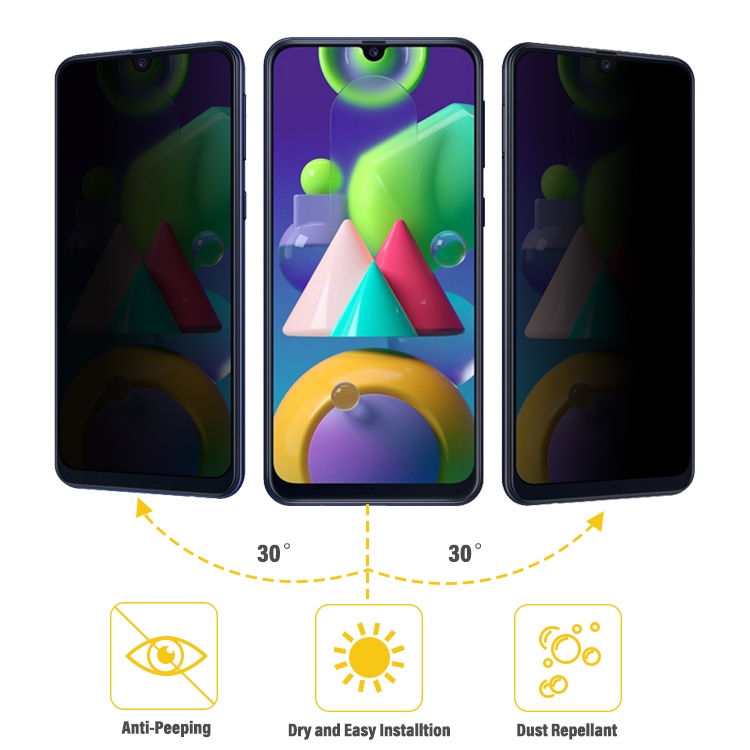 ANTI SPY MATTE tempered glass XIAOMI REDMI NOTE 10 /11 5G/11s/10S/9 pro/8/7 || anti gores spay xiomi hitam doff PRIVACY CERAMIC