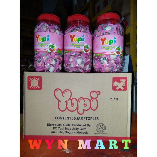 

Permen YUPI Toples 300 gr Strawberry [ khusus pcs]