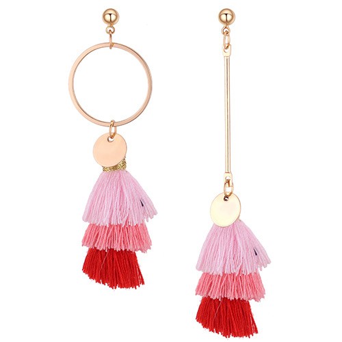 LRC Anting Tusuk Fashion Color-matching Decorated