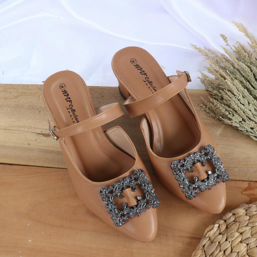 HMF Astriy Heels Mules Wanita RD17