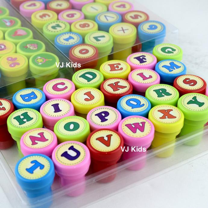 

Stempel huruf abc besar, stamp anak murah meriah, stamp utk belajar