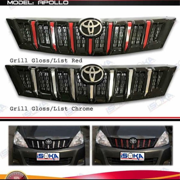 Grill Toyota Innova 2004 - 2011 Model Apollo