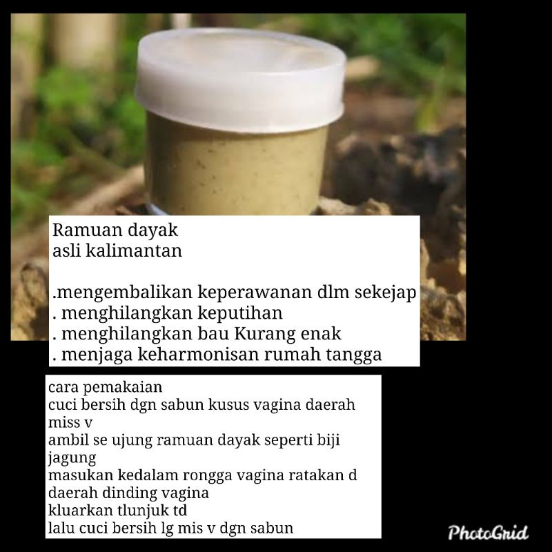 ramuan dayak kalimantan
