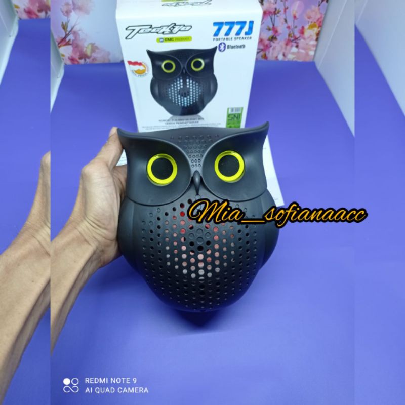 (COD) Speaker Bluetooth GMC TECKYO 777j Burung Hantu Super Bass