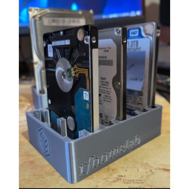 2.5 & 3.5 inch HDD Storage Holder / Stand Tempat Penyimpanan HDD