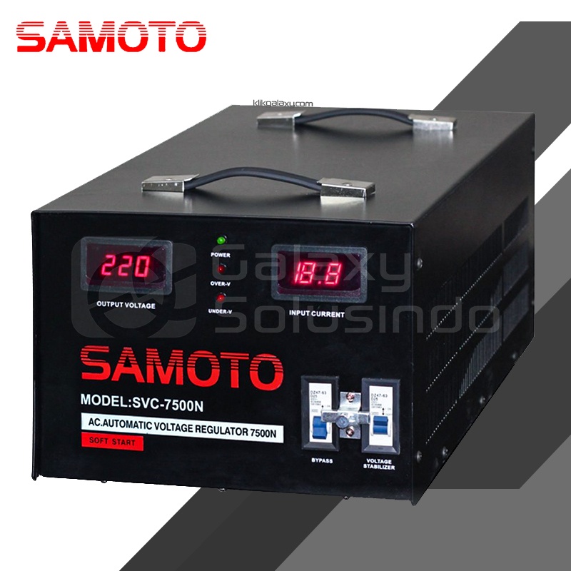 SAMOTO SVC-7500N - 7500 VA Single Phase Stabilizer