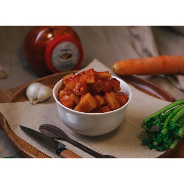 

Kimchi lobak by kingchi (vegetarian friendly) HALAL MURAH DAN ENAK