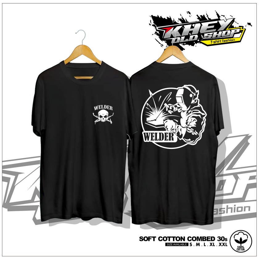 Kaos Baju Distro Welder Tukang Las Terlaris Keren Murah Kheyoldshop Shopee Indonesia