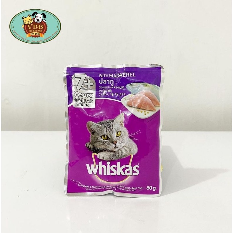 whiskas pouch senior 7+