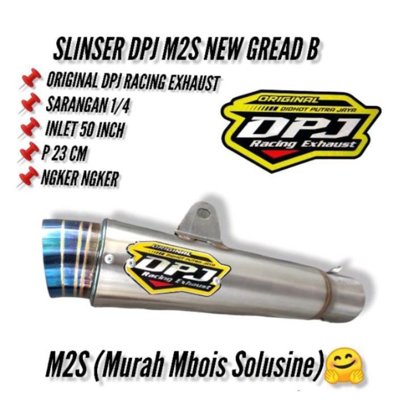 KNALPOT DPJ MODEL KEONG M2S KELAS B