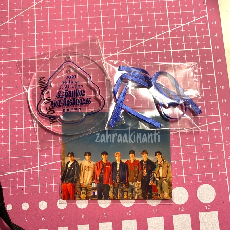 [BOOKED] ENHYPEN HOLIDAY SPECIAL SPC BOX COLLECTION LITTLE WISHES GIFT 2 PHOTOCARD PC ACRYLIC