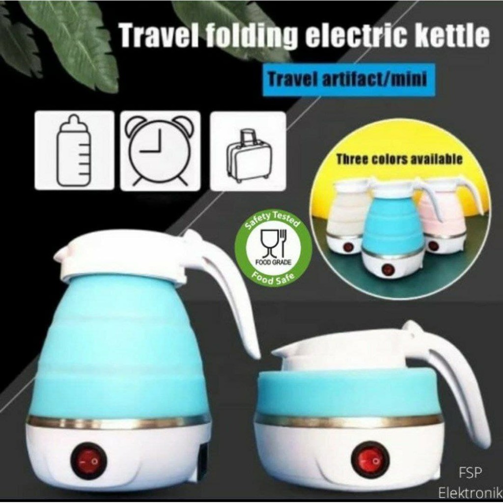 Ketel listrik lipat kompak foldable elektrik kettle