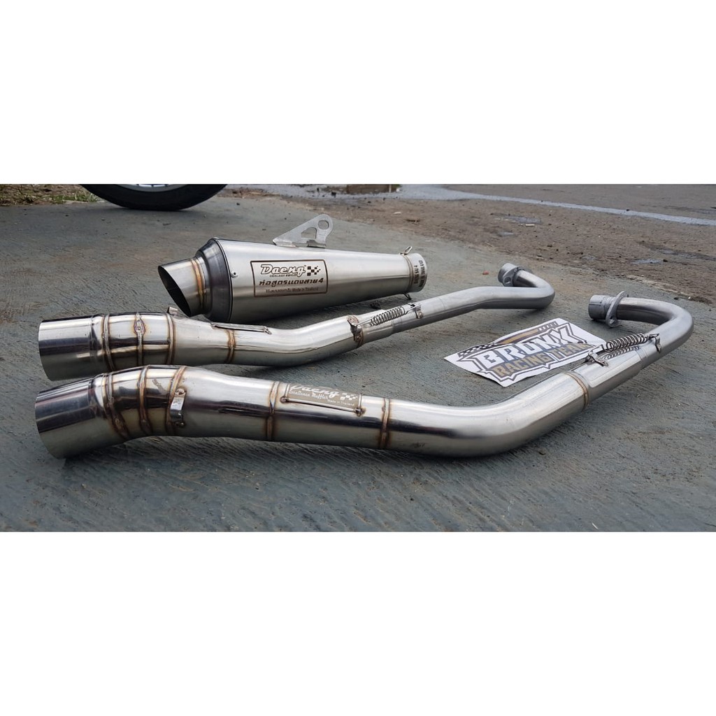 Knalpot daeng TYPE KERUCUT daeng4 racing use only BEBEK 4 TAK
