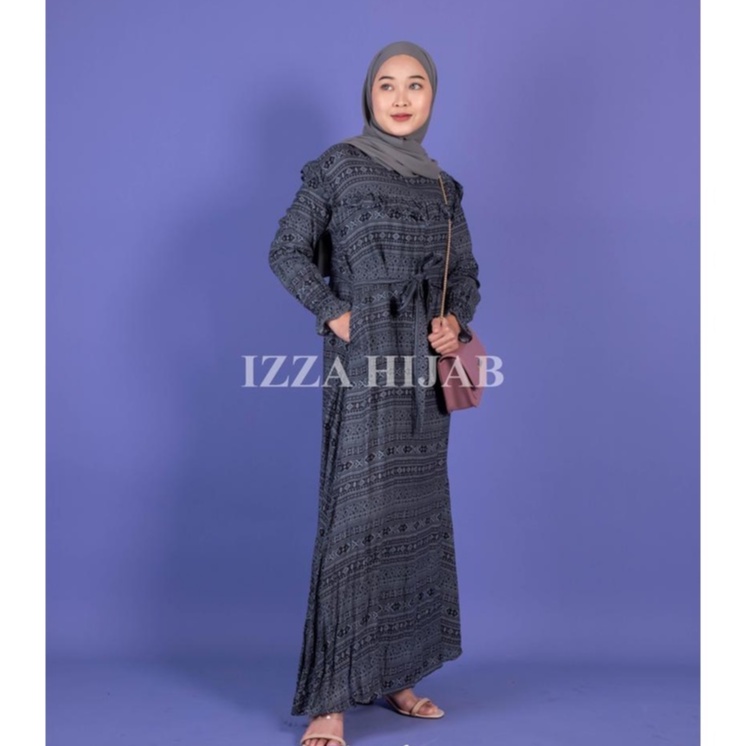 PROMO RAMADHAN!!! GAMIS RAYON VISCOSE PREMIUM VARIASI SERUT DEPAN BUSUI FRENDLY BY IZZA