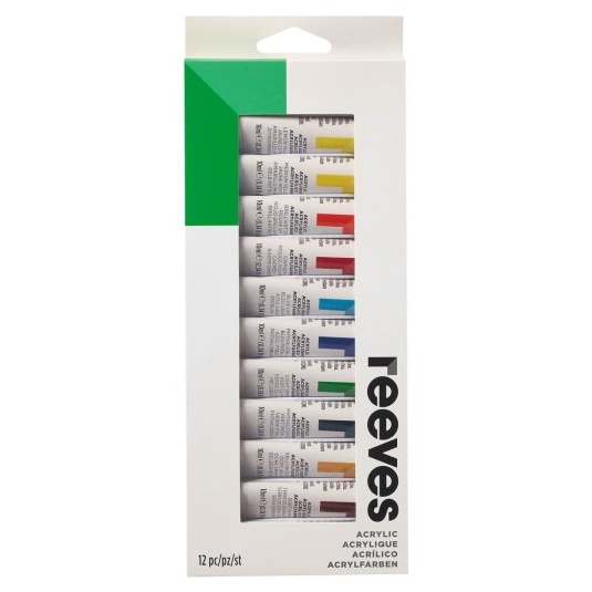 Gramedia Banjarmasin - Reeves Acrylic 12x5 ML New