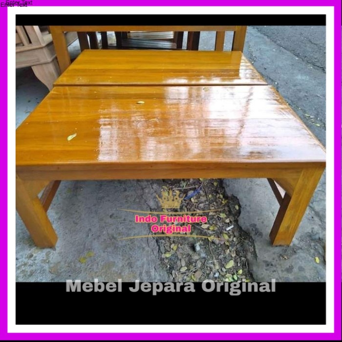 Meja Makan Lesehan, Meja Kopi, Meja Warung Bengkirai Kalimantan Murah