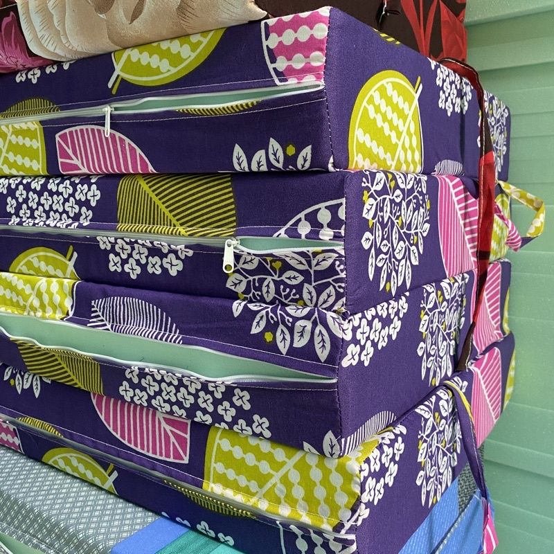 Sarung Cover Sprei Kasur Busa Lipat Resleting No 4 200X120X10/20