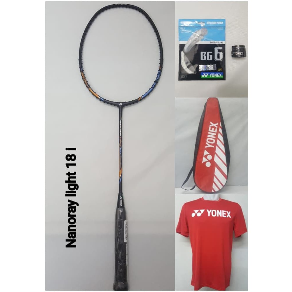 RAKET BADMINTON - YONEX NANORAY LIGHT 18I EX - ORIGINAL