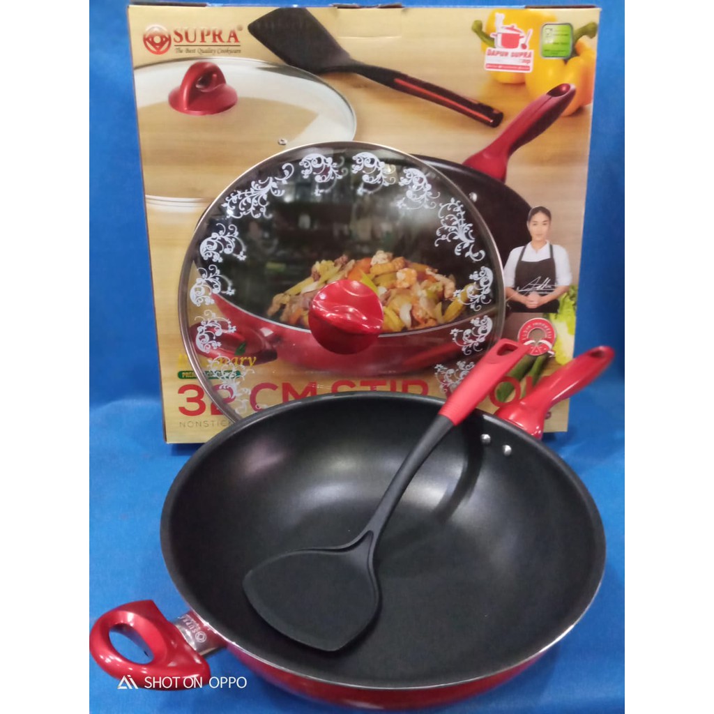 kuali teflon supra 32cm.asli