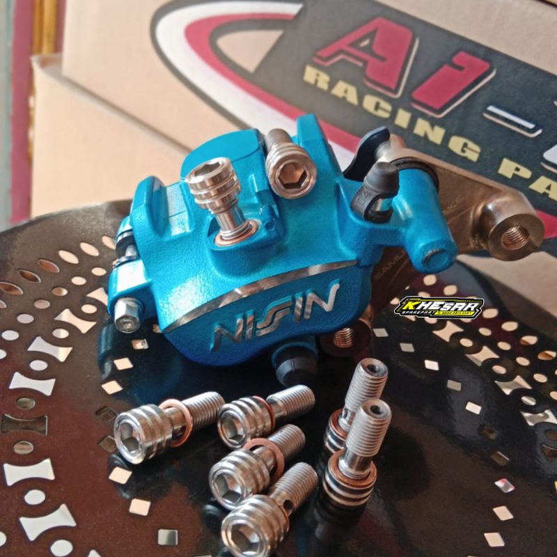 variasi baut selang rem stenlis m8 12 baut selang rem master kaliper