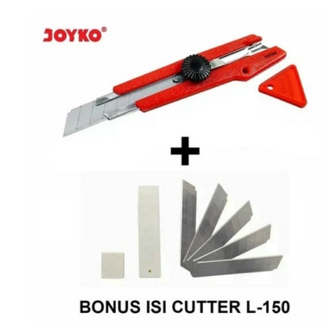 

Cutter Serbaguna Joyko L500 Gratis Refill Pisau 1 Tube