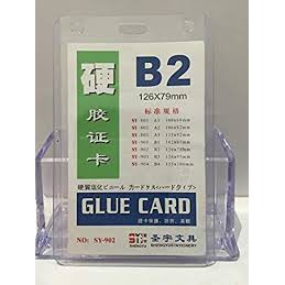 Card Case Name Tag GLUE CARD B2