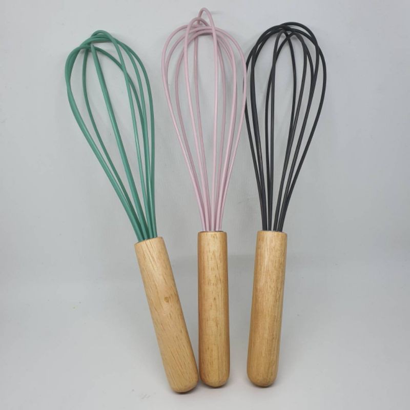 whisk silicon gg KY kocokan telur manual ballon 25 cm