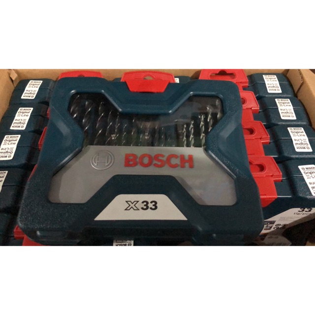 Mata Bor Set X-33 Bosch (Mata Bor Besi, Kayu dan Beton)