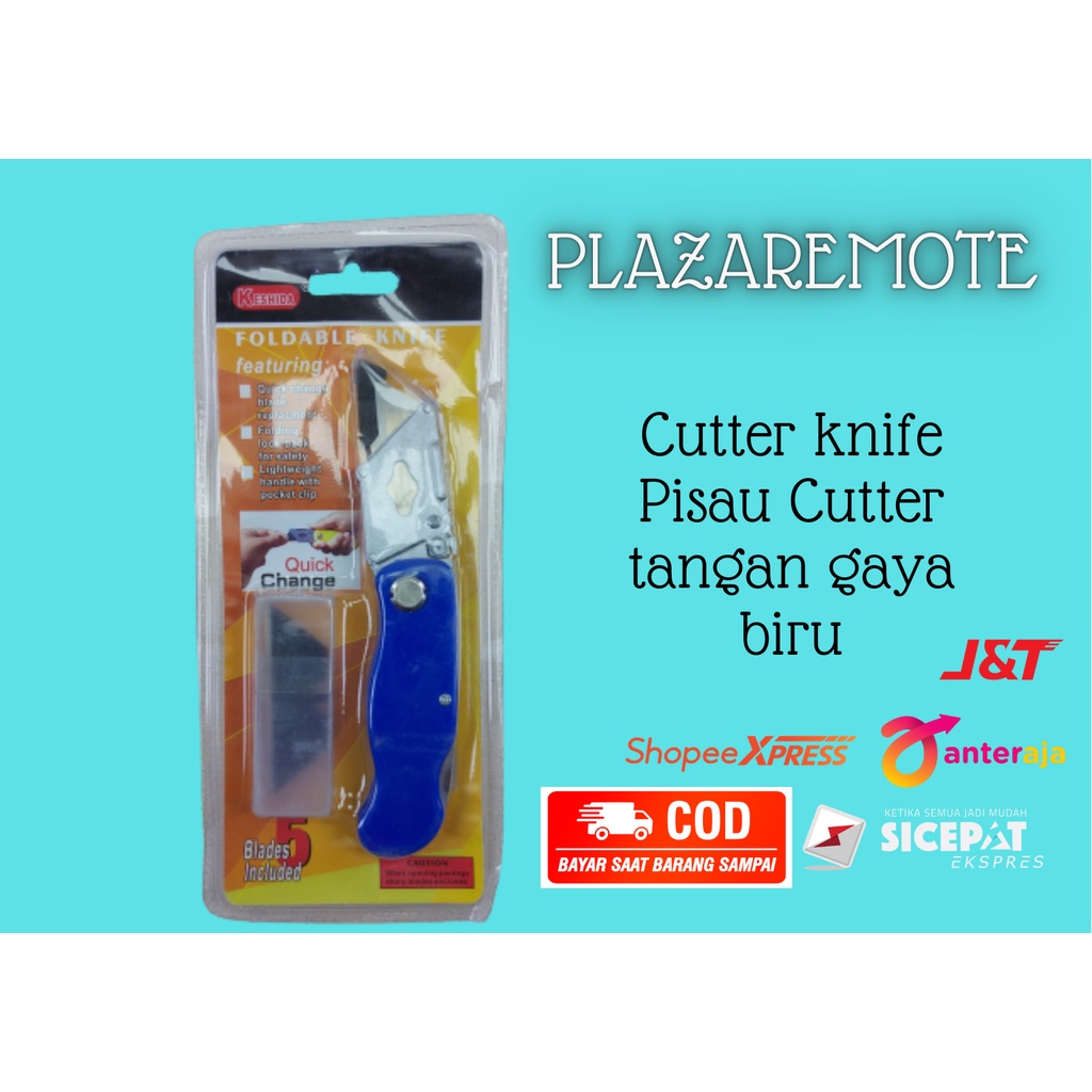 PISAU POTONG GYPSUM GRC VINYL VYNIL  FOLDING KNIFE Kertas Kardus PVC CUTTER