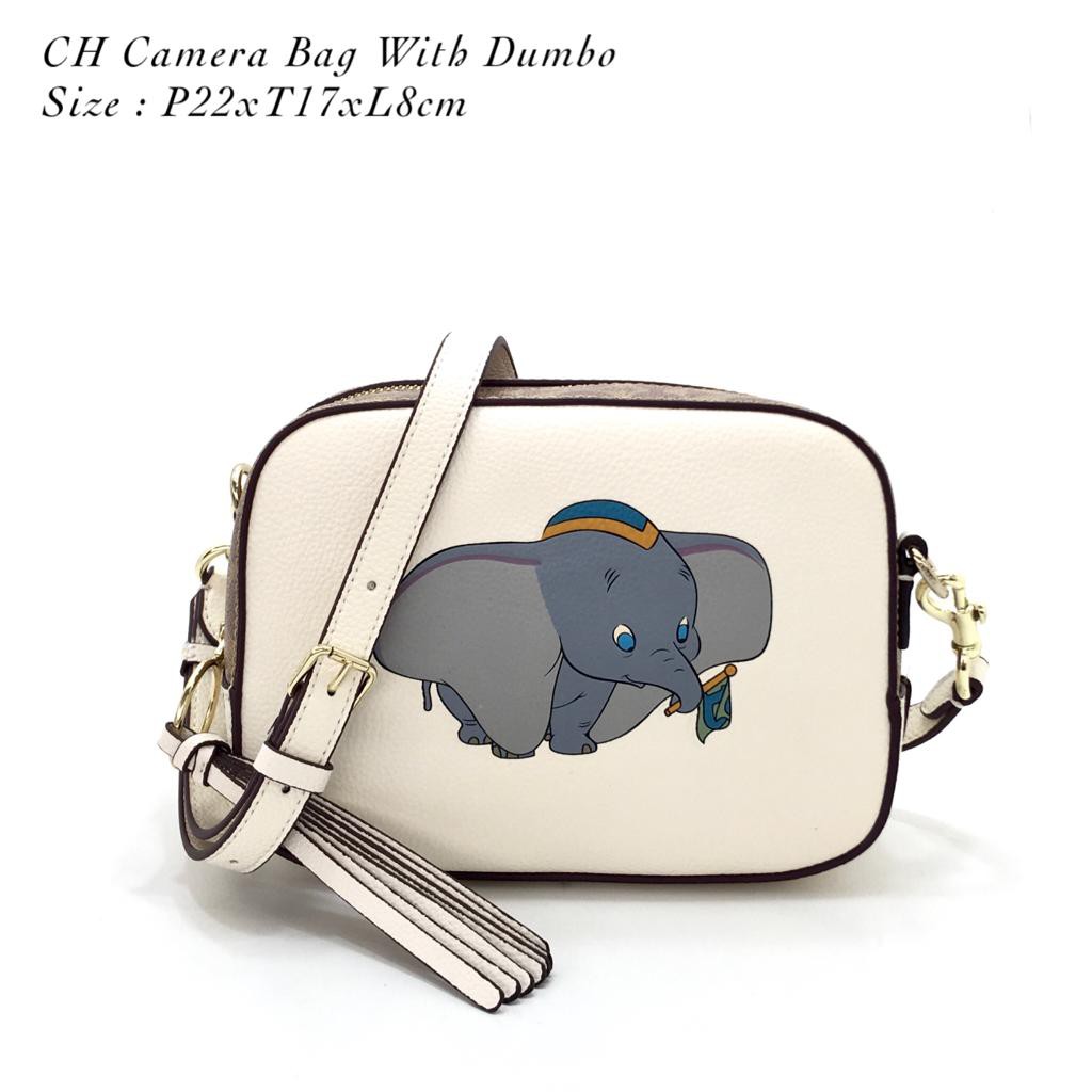 Coach Camera Bag With Dumbo / Tas C0ach Koleksi / Selempang wanita brand