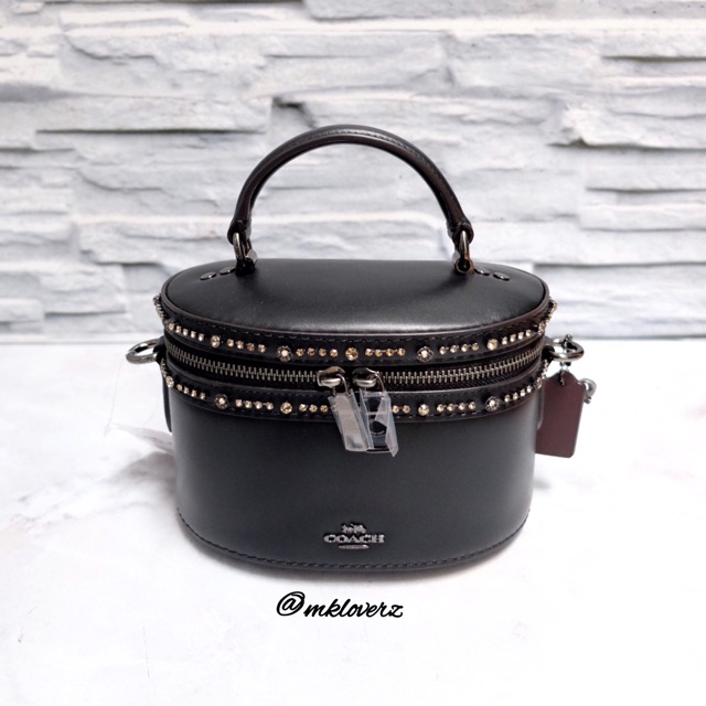 Coach Selena Trail Bag (Black Studs)