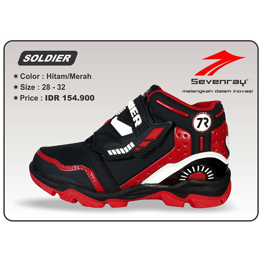 Soldier red sepatu anak cowok Shopee  Indonesia