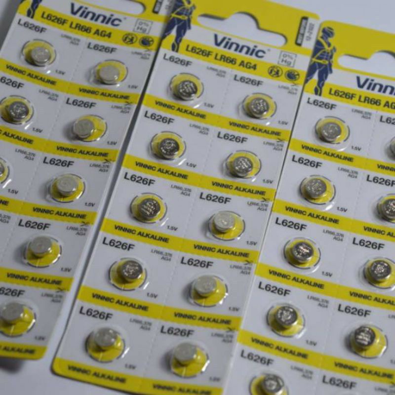 BATREAI JAM TANGAN VINNIC ORIGINAL L626F BATU BATERAI JAM TANGAN VINNIC