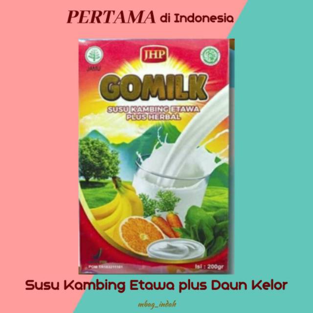 

GOMILK Susu Kambing Etawa plus daun kelor