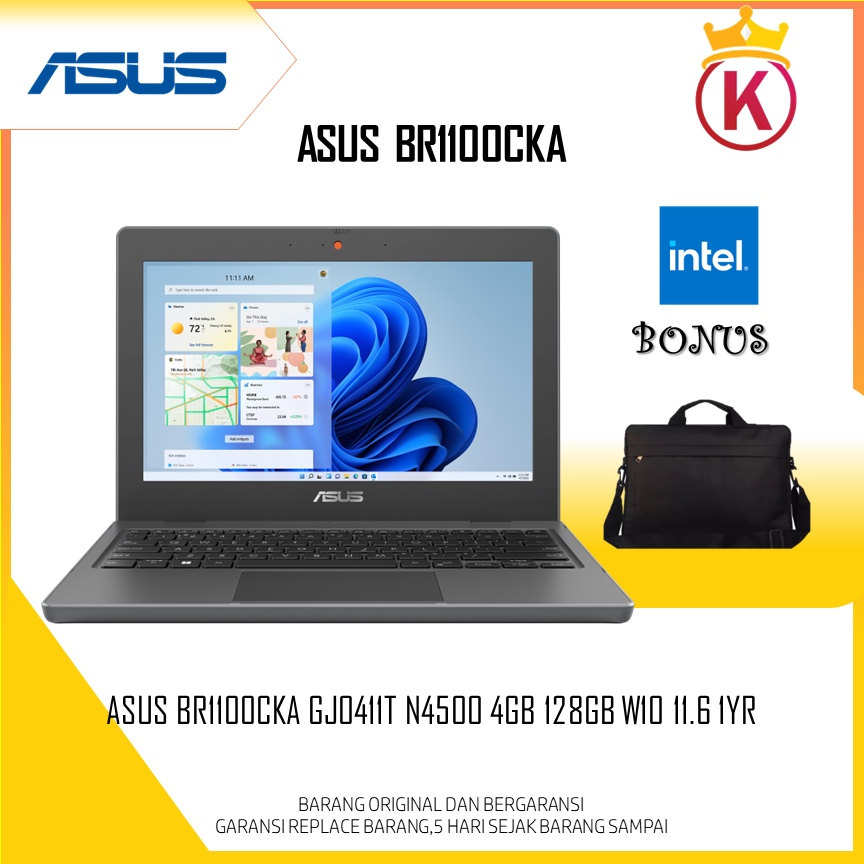 ASUS NOTEBOOK INTEL CELERON GARANSI ORIGINAL ASUS FREE MOUSE