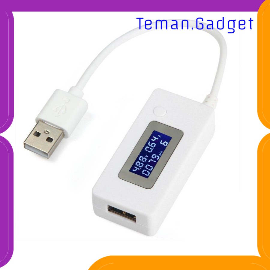 TG-AI022 KABEL USB TESTER VOLTASE &amp; AMPERE POWER BANK - KWS-V20