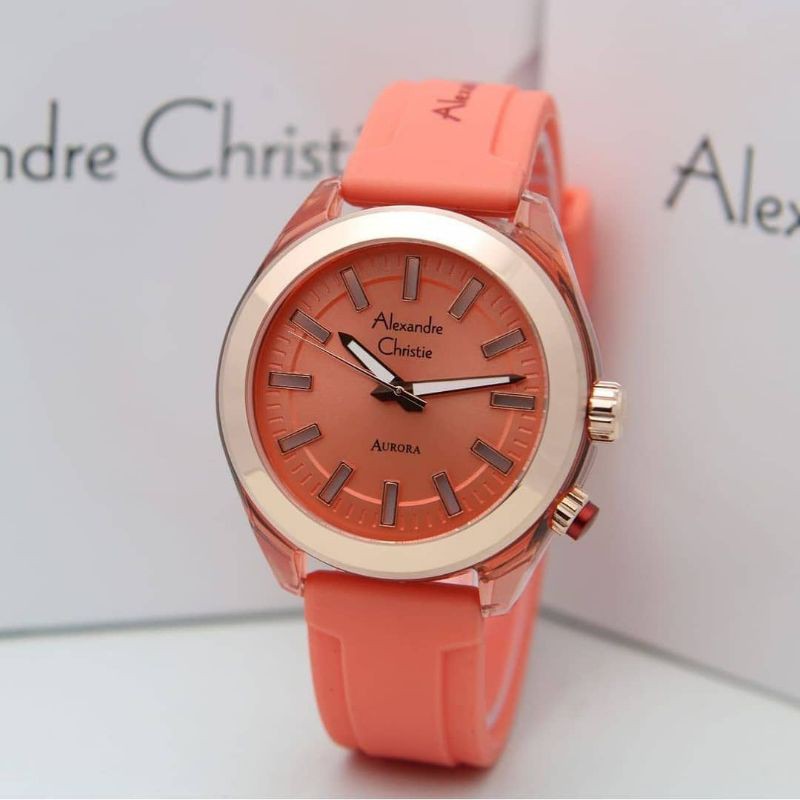Jam Tangan Alexandre Christie AC2928LH Orange Pitch Original