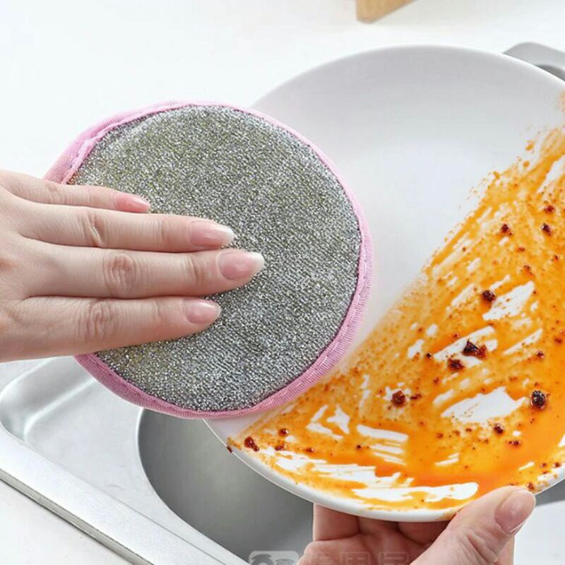 Xin Yuan Spons Cuci Piring Serbaguna Double Sides Cleaning Sponge 3 Pcs - XY-0186 - Mix Color