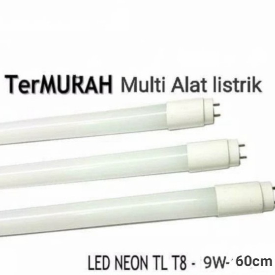 Lampu tl led Myvo / Surya / Hinomaru 9w t8 60cm lampu panjang Led tube t8 9watt