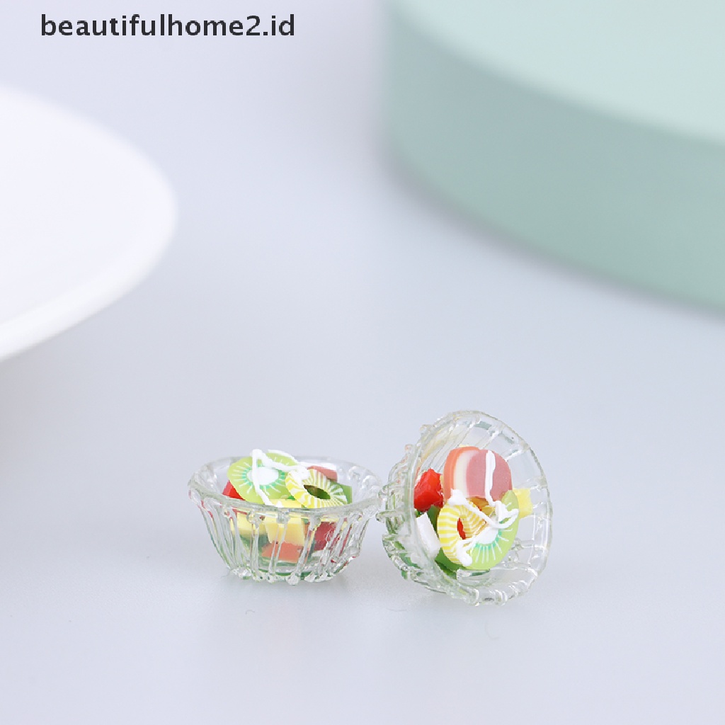 (beautifulhome2.id) Mainan Miniatur Sayuran Salad Skala 1: 12 Untuk Aksesoris Dapur Rumah Boneka