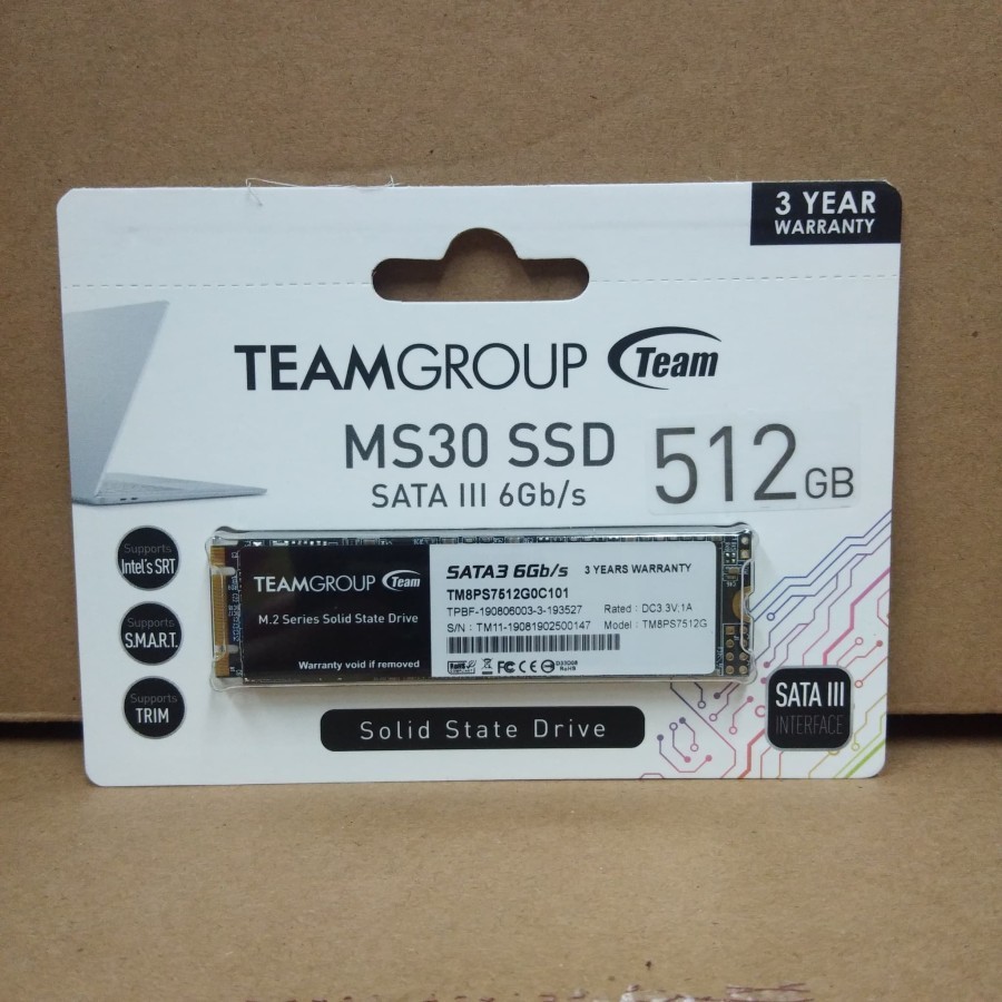 SSD 512GB TEAMGROP Team Group MS30 M.2 SATA3 SSD